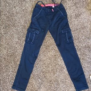 Women’s navy blue cargo pants
